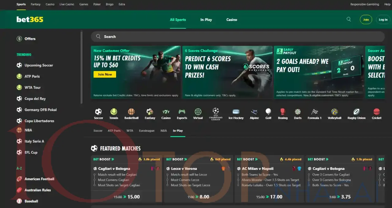 Nhà cái Bet365 liệu có uy tín không